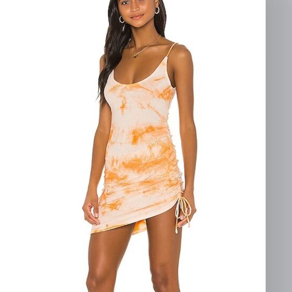 REVOLVE Dresses & Skirts - Lovers + Friends Violeta Mini Dress in Orange Tie Dye